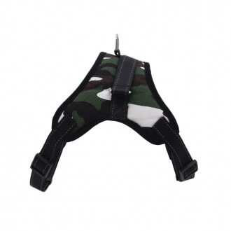 Шлейка для собак Bruno со светоотражающими элементами, L military-2